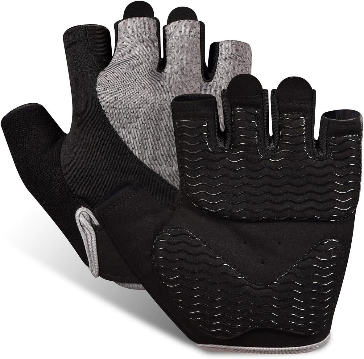 Sunnex Gym Gloves for Women, Workout Gloves Women, Fingerless Gloves for Weightlifting, Lightweight Breathable Fitness Gloves, Sports Gloves for Training Lifting Weight Cycling Climbing Rowing