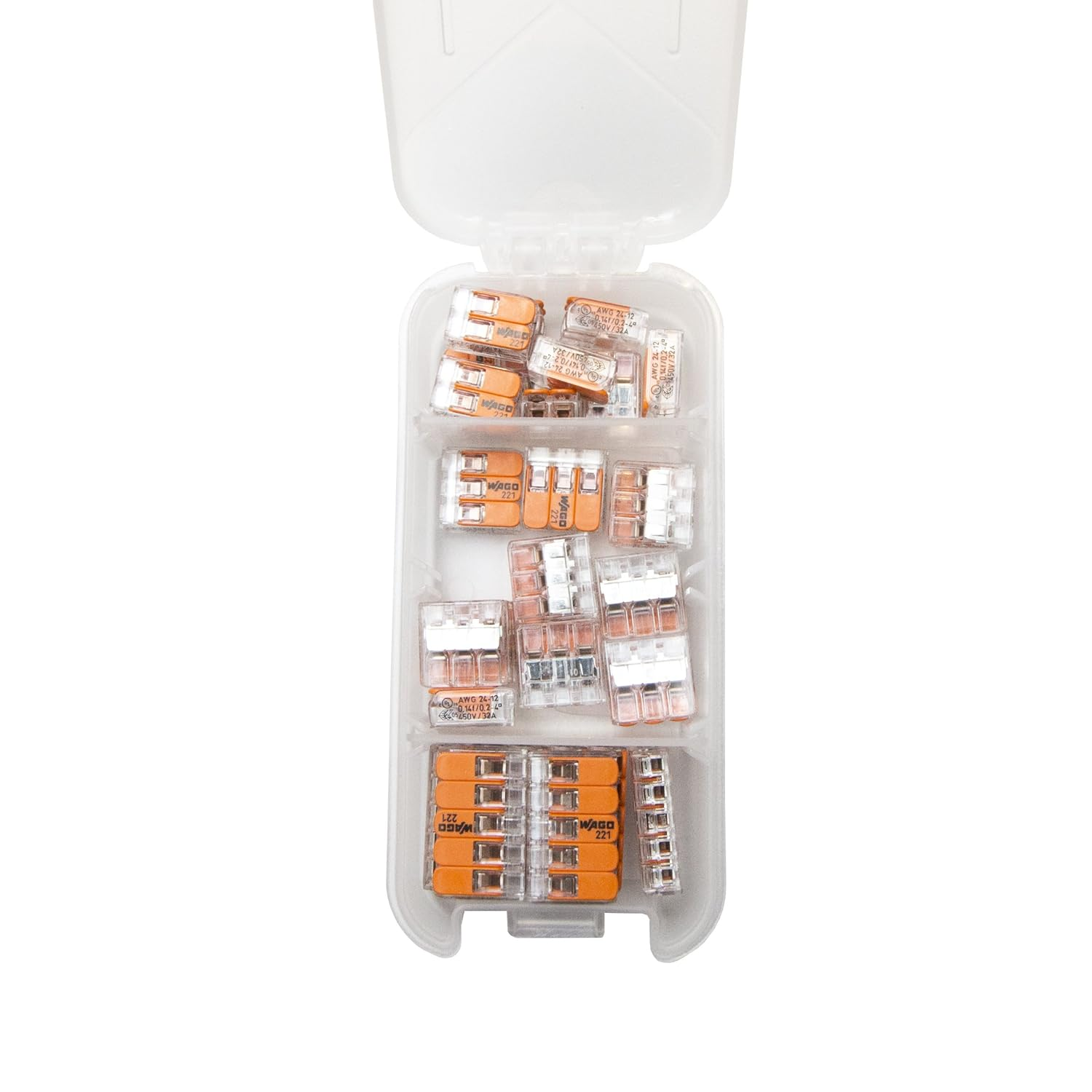 Wago 221 Lever-Nut Assortment Pocket Pack image number 1