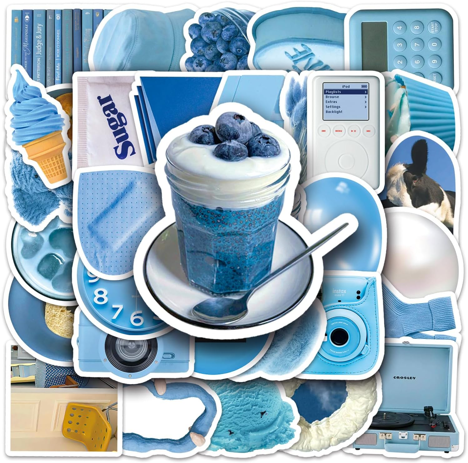 Panda Stickers,50 PCS Panda Graffiti Vinyl Waterproof Decals for Water Bottles Computer Bicycle Skateboard Luggage Phone Pad Laptop Kids Teens Stickers Pack