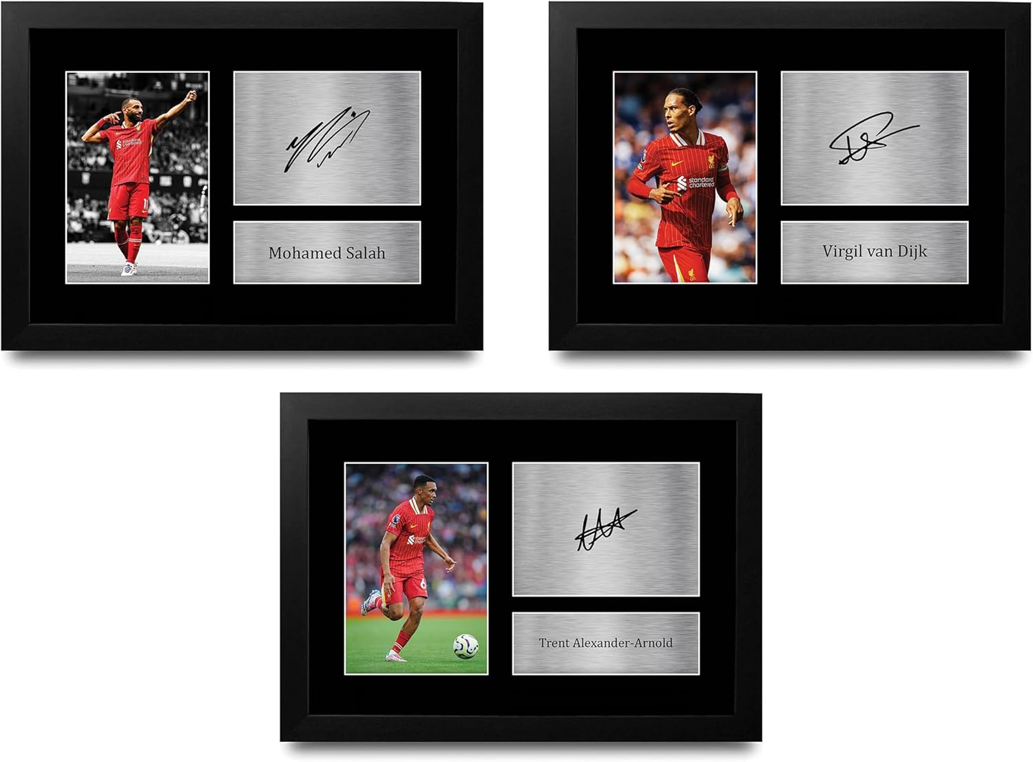HWC Trading FR Mohamed Mo Salah Gifts Signed A4 Printed Autograph Liverpool Gift Framed Print Photo Picture Display
