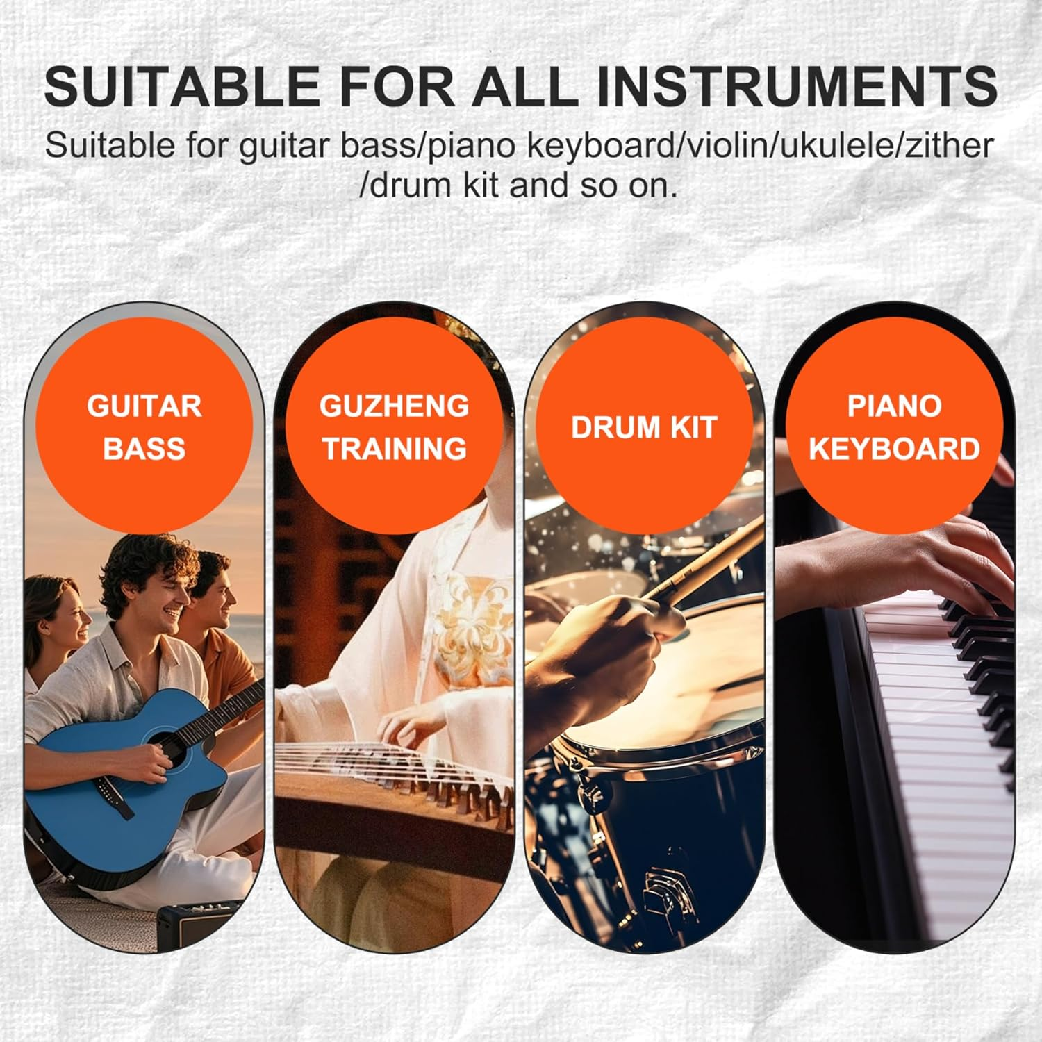 Metronome,Mechanical Metronome Accurate Adjustable Metal Metronome with Clear Scale Loud Sound Red Color Metronome for Guitar, Piano, Violin & More,Musical Instruments image number 4