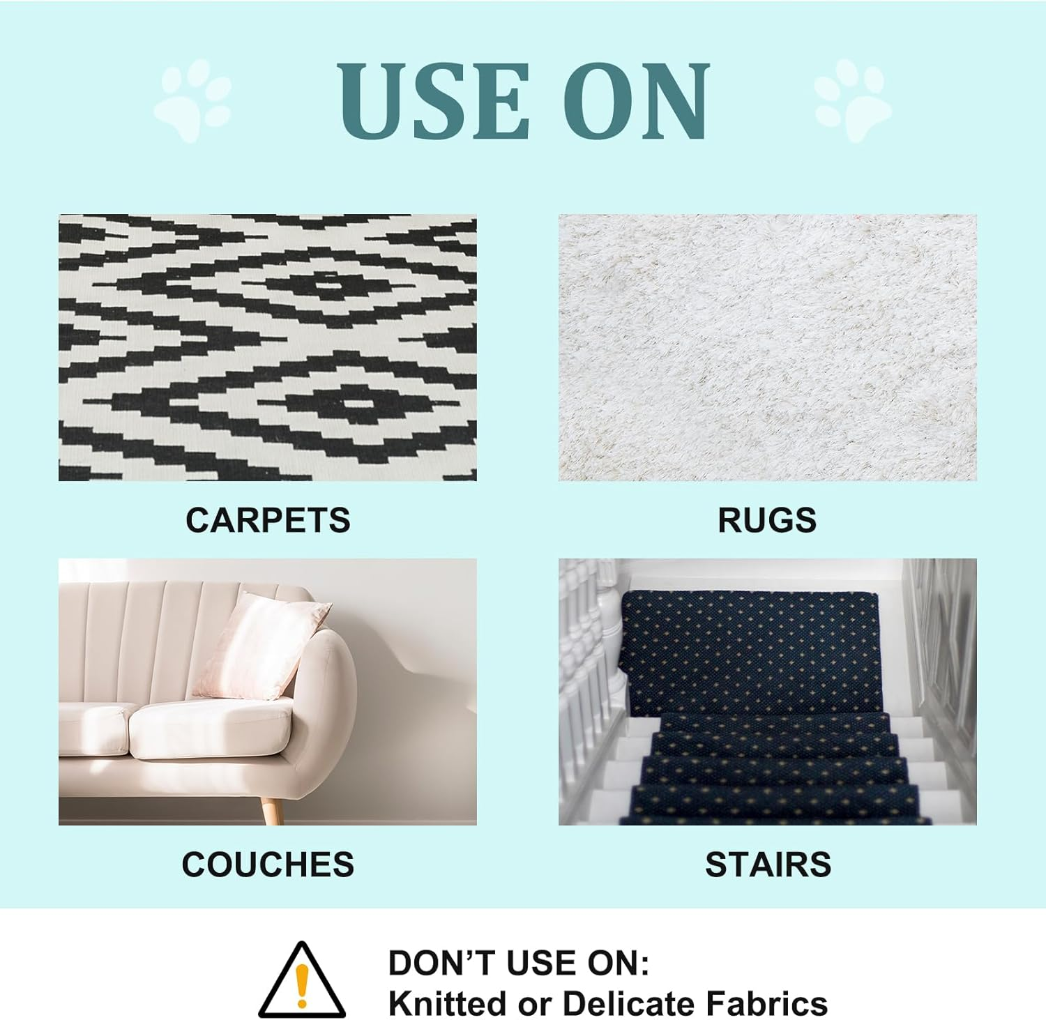 Large Metal Carpet Rake Pet Hair Removal Tool &ndash; 58&rdquo; Handle Thicker Poles 12&rdquo; Wide Dog Cat Hair Remover&ndash; 4 Length Adjustable Pro Pet Fur Removal Broom, Stairs Rug Carpet Brush image number 5