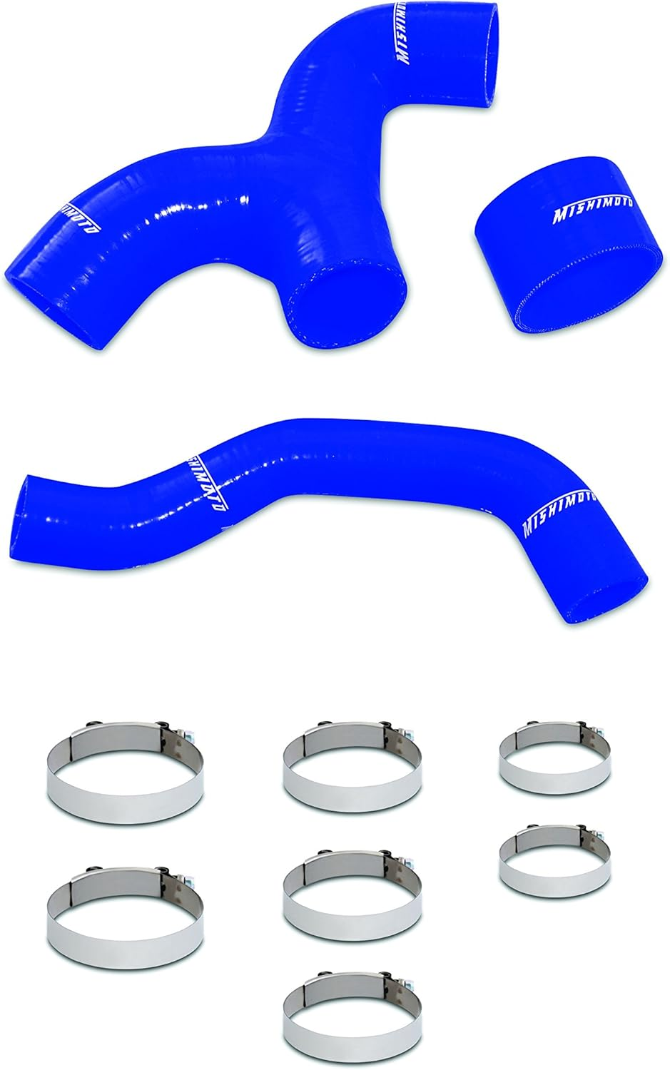 Mishimoto Intercooler Charge Air Cooler Hoses Compatible with Subaru WRX/STI 2001-2005 Blue