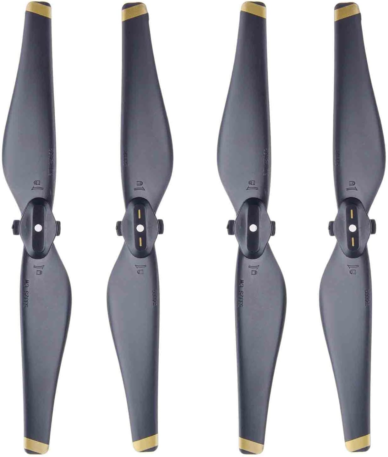 Camkix Propellors Blades for DJI Mavic Air - 4 Blades or 8 Blades (Black) (8 Blades - 2 Sets (Black))