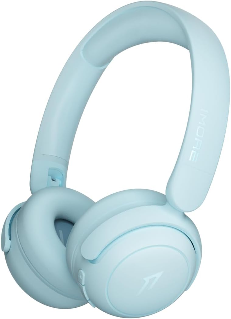 1MORE Kids Headphones Wireless, Sonoflow Mini Hearing Protection Study Headphones, Bluetooth Headphone over Ear, Kids Headset, Safe Volume 75/85/90 Dba, 65H Play Time, Fast Charging (White)