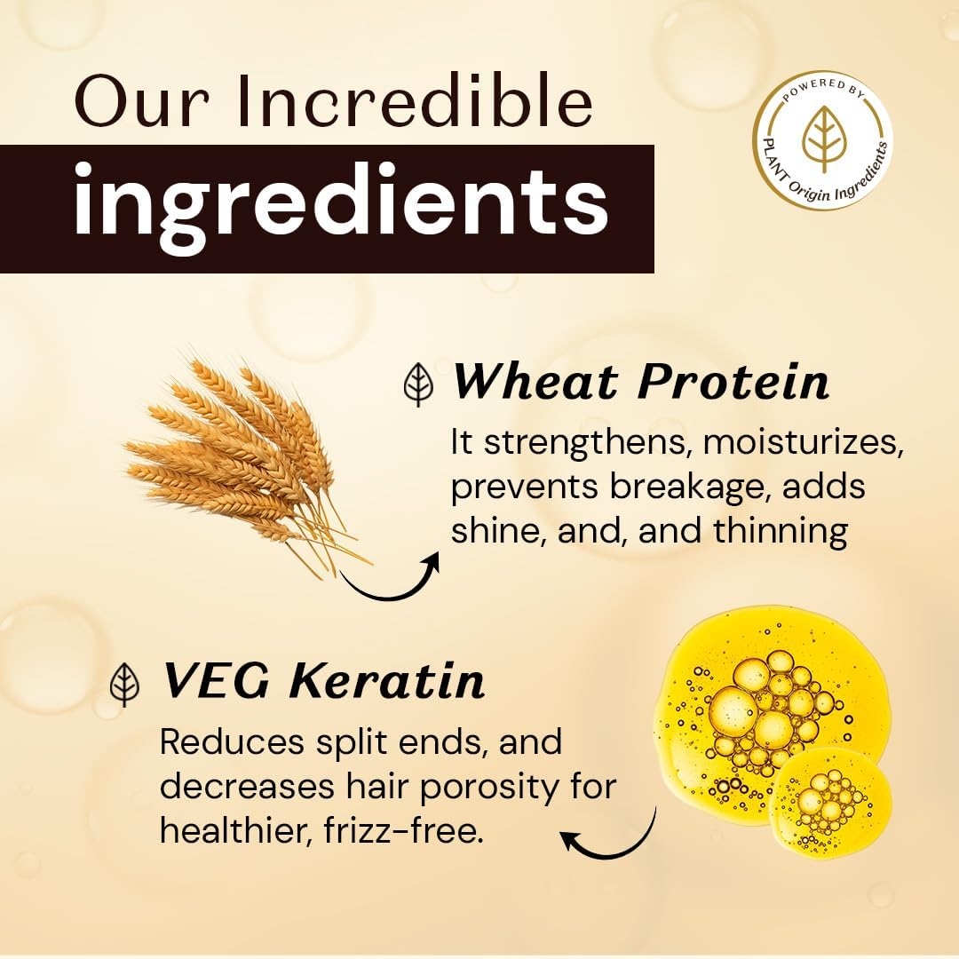 Atulya Keratin & Wheat Protein Shampoo| Paraben-Free, Silicone-Free, Sulphate-Free and Mineral Oil-Free (300 Ml) image number 2