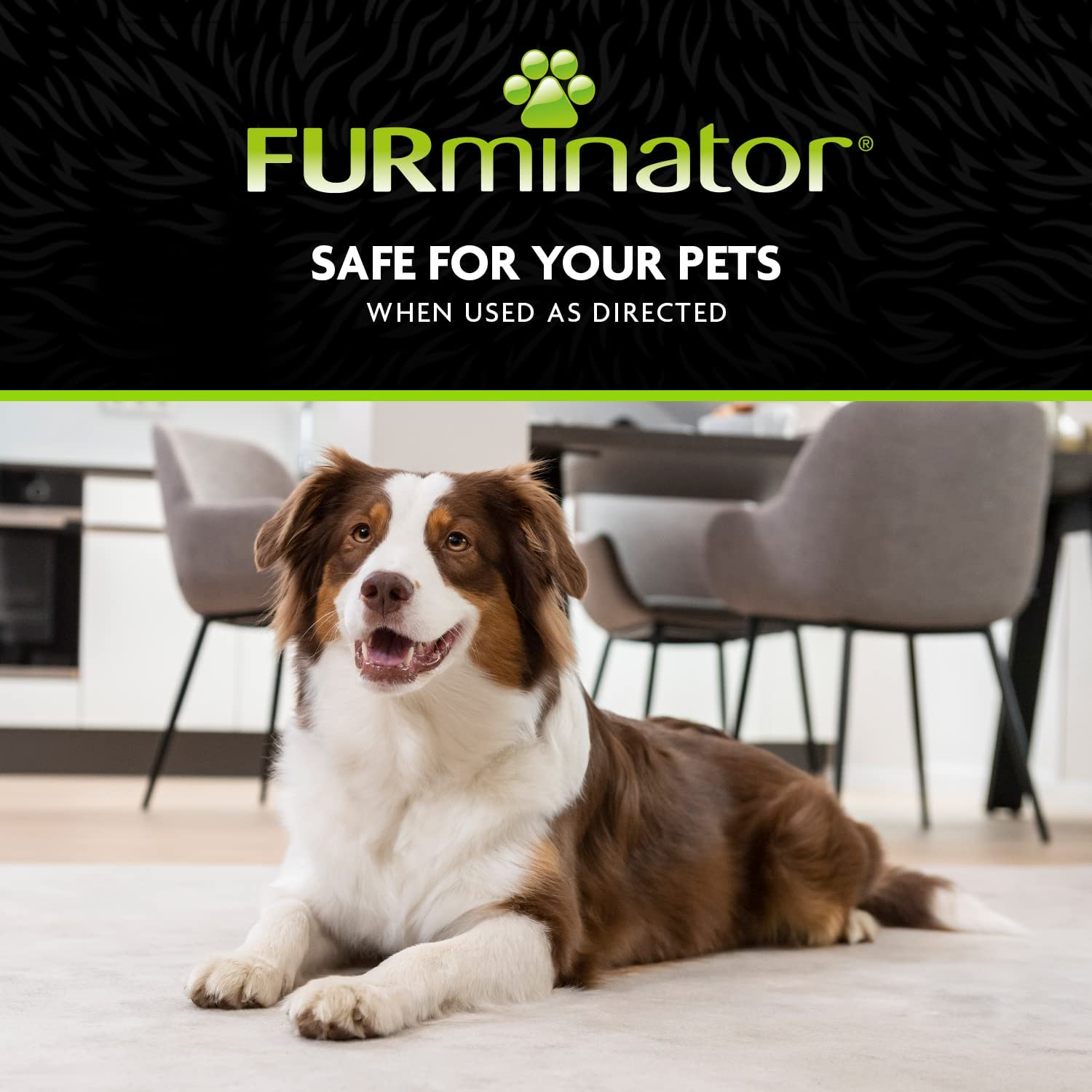 Furminator Deshedding Brush Comb Tool, for Short Hair Small Dogs (Metallic Red), Reduces Loose Hair from Shedding up to 90 Percent, Removes Loose Undercoat, Furejector Hair Removal Button image number 3