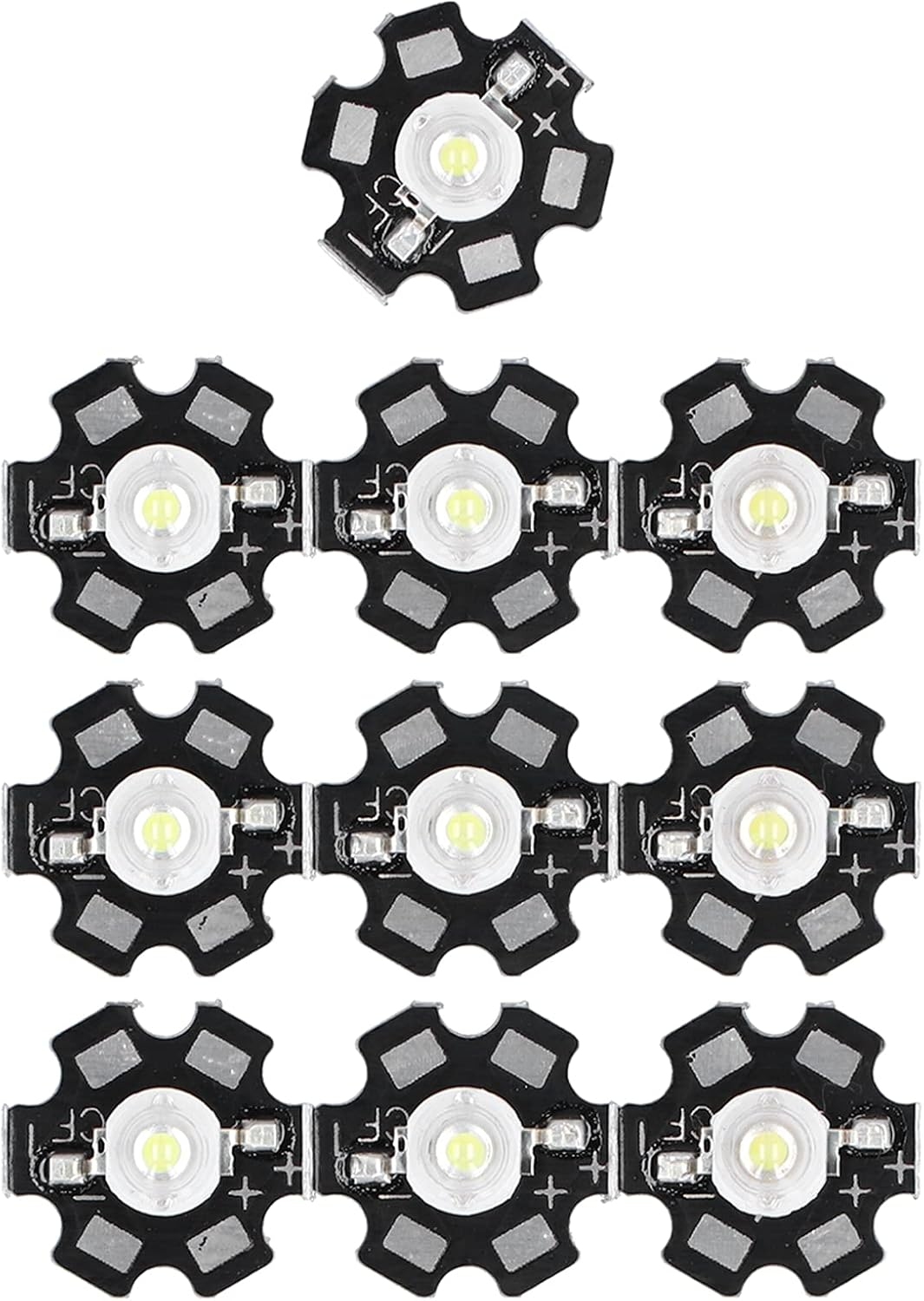 Viagasafamido LED Light Bead, LED Chip 10PCS 6500K for Hotel for Bedroom for Home image number 4