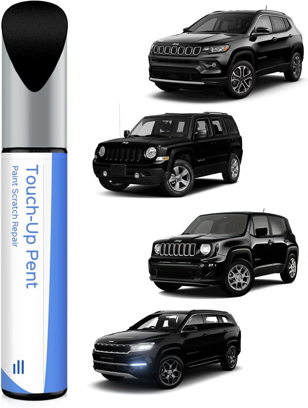 PW7/GW7 Bright White Touch up Paint Compatible with Jeep Exact Match Chips and Nicks Touch Up