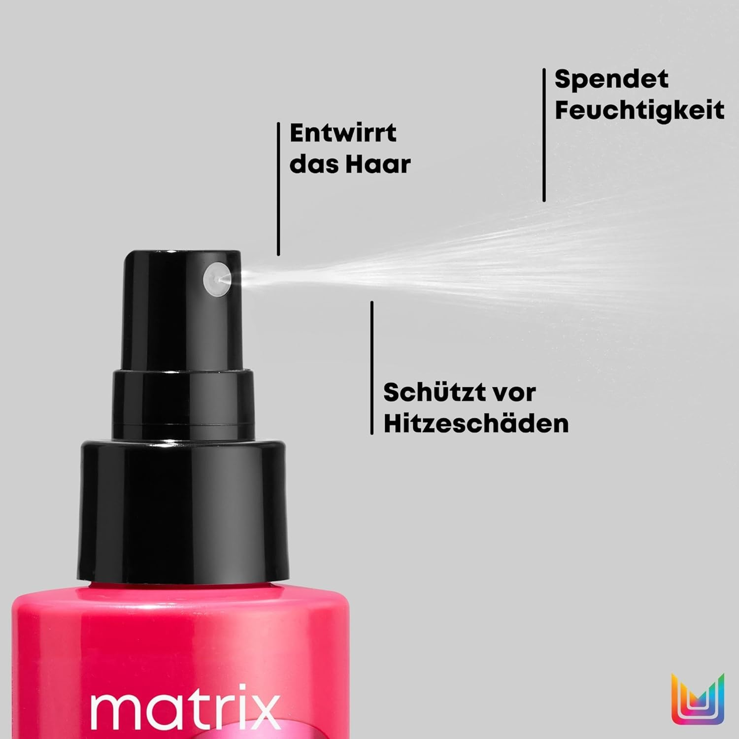 Matrix Leave-In Spray with 20 Nourishing Properties, for All Hair Types, Miracle Creator Spray, 1 X 190 Ml image number 4
