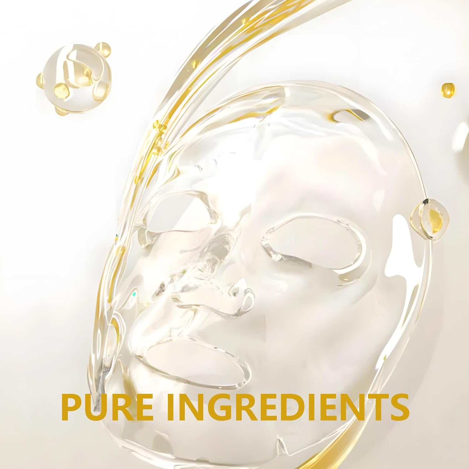 9Pcs Hydrating Sheet Masks Set - Vitamin C (3) + Hyaluronic Acid (3) + Centella (3) - Brightening, Moisturizing & Soothing Facial Mask for All Skin Types image number 6