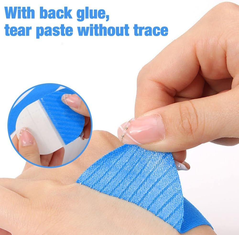 Precut Kinesiology Tape for Knees, 10 Pcs Knee Support & Stability Skin-Friendly Waterproof Physio Kinesiotapes, Knee Pain Relief Athletic Tape, Elastic Breathable Hypoallergenic Latex-Free Sport Tape image number 1