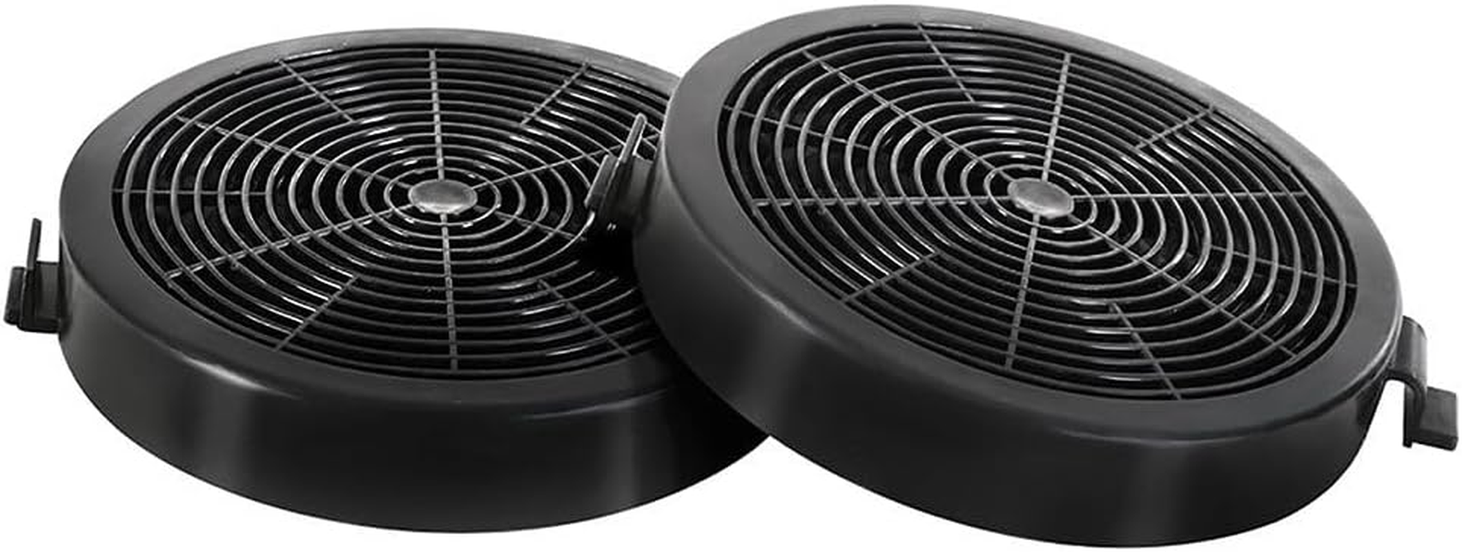 Devanti Activated Charcoal Carbon Filter Range Hood Filters, Pyramid Rangehood Replacement for Ductless Ventless Set of 2, Black Kitchen Cooker Accessories image number 6