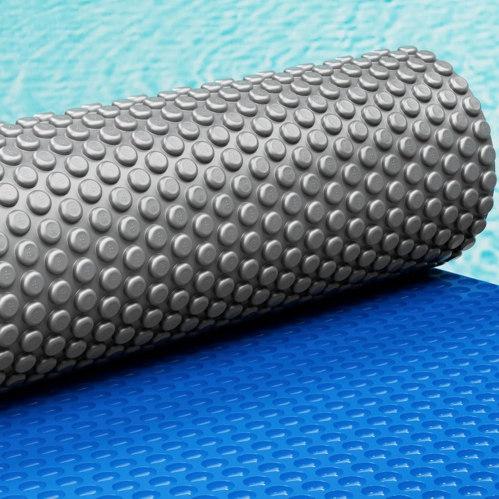 Aquabuddy Pool Cover 600 Micron Bubble Heat Solar Blanket Blue Silver 11X6.2M