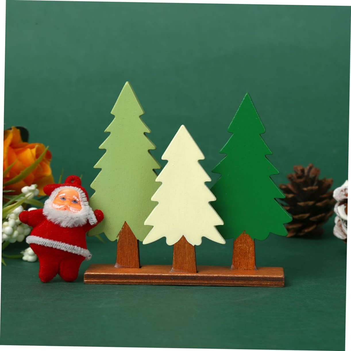 Handcrafted Christmas Tree Ornaments Evergreen Christmas Tree Decorations image number 4