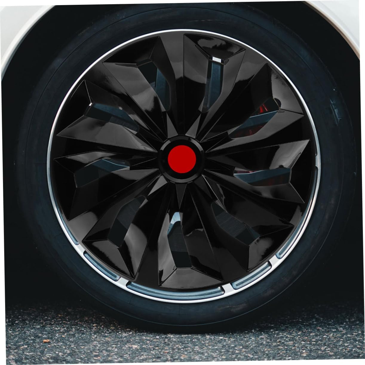 SOLUSTRE Car Wheel Cover Automotive Hubcaps Wheel Rim Protector 14 Inch Easy to Install image number 2