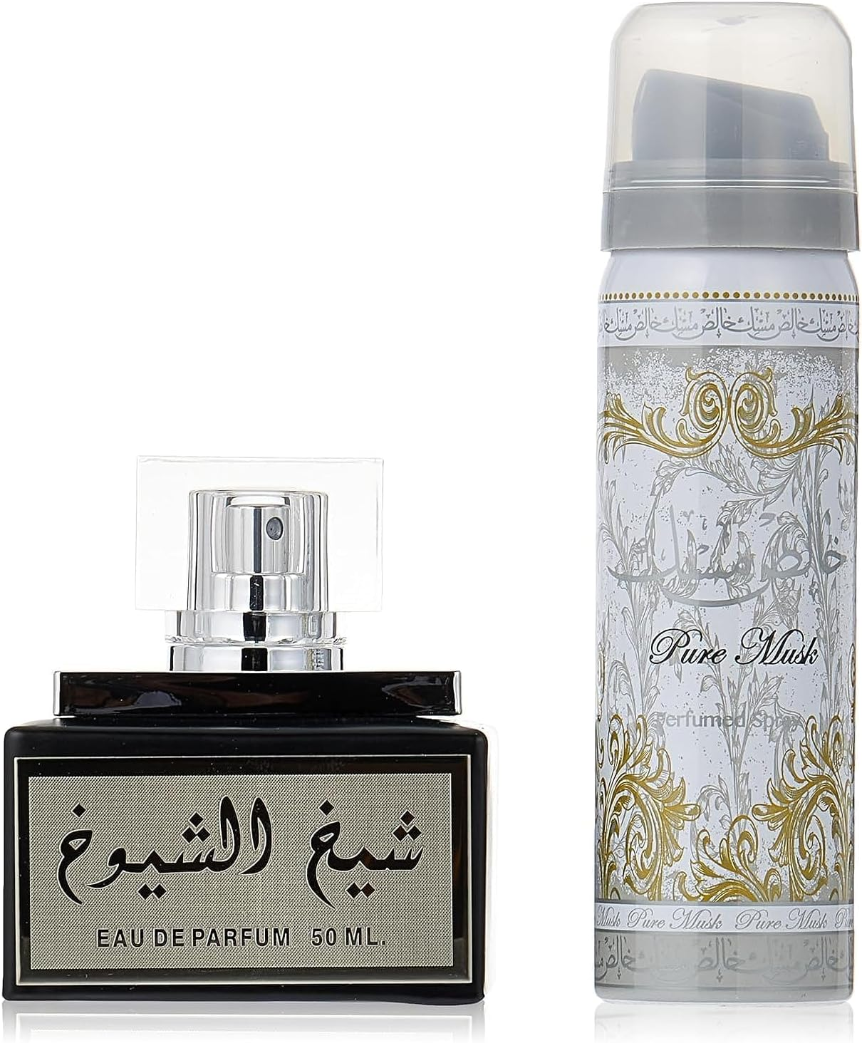 Lattafa Perfumes Sheikh Al Shuyukh Black 2-Piece Set for Unisex, (1.7 Ounce Eau De Parfum Spray + 1.7 Ounce Deodorant Spray) image number 3