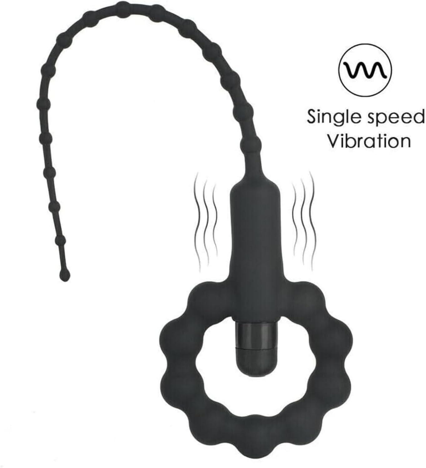 Urethral Vibrator Penis Stimulation Vibrating Prostate Massager for Men Adult Sex Toy image number 5