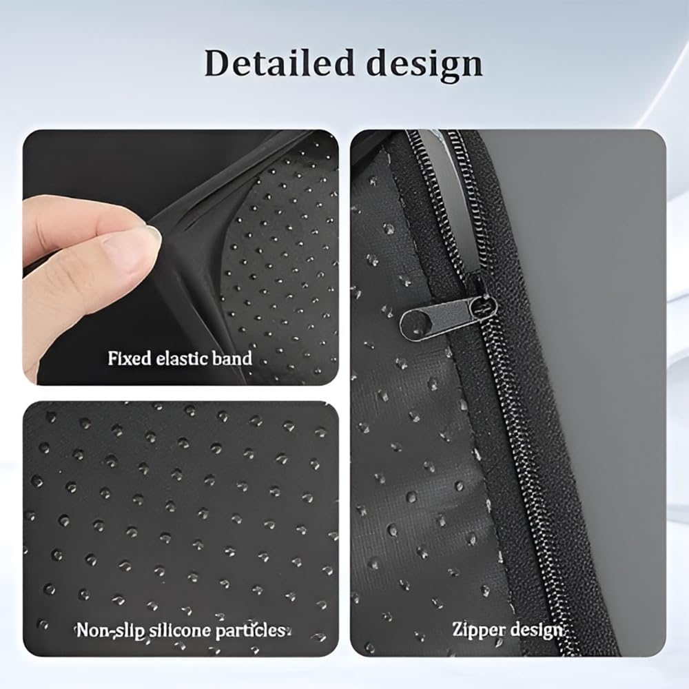 MTSDM Auto Center Console Armrest Pillow, Car Armrest Box Heightening Pad, Car Memory Foam Armrest Pillow, Car Center Console Cover Pad, Waterproof Car Armrest Seat Box Cushion Protector for Most Car