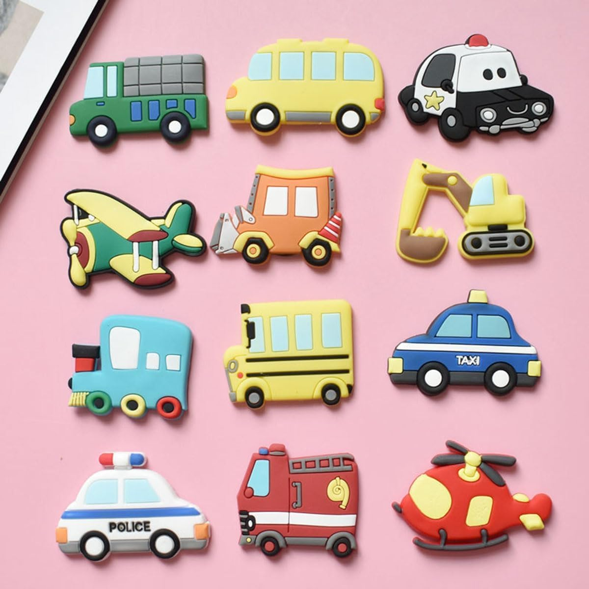 12Pcs Dinosaur Magnets for Fridge, Animals Refrigerator Magnets Stickers, Funny Fridge Magnet Shape for Kids Home Kitchen Whiteboard Door Decorative image number 3