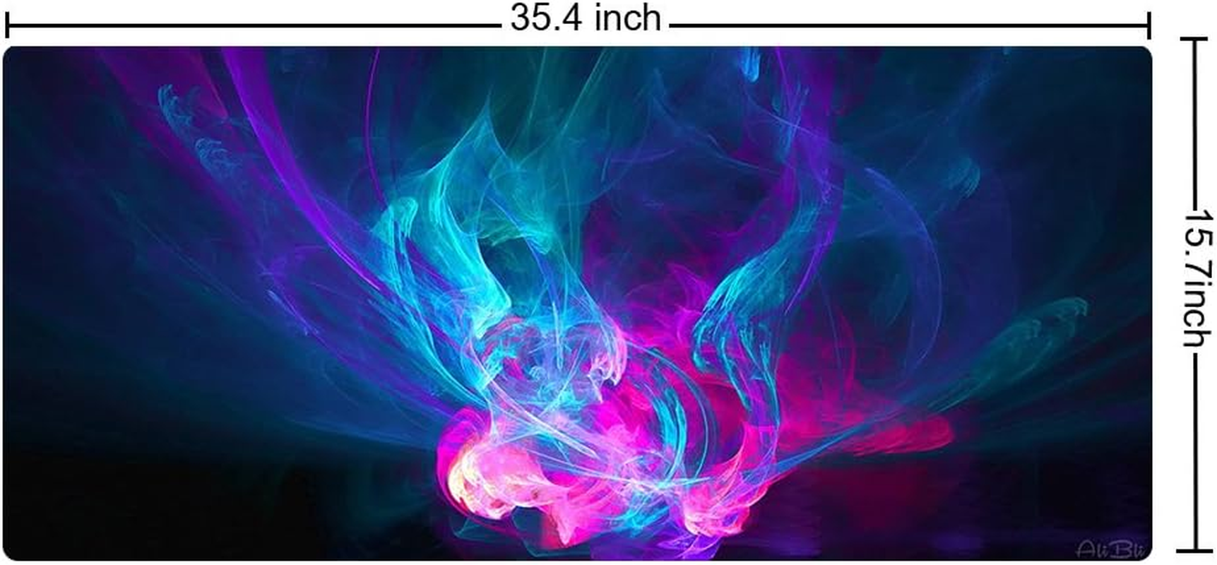 Large Gaming Mouse Pad XXL Extended Mat Desk Pad Mousepad Long Non-Slip Rubber Mice Pads Stitched Edges 35.4&rdquo;X15.7&rdquo; (016Xuancai)