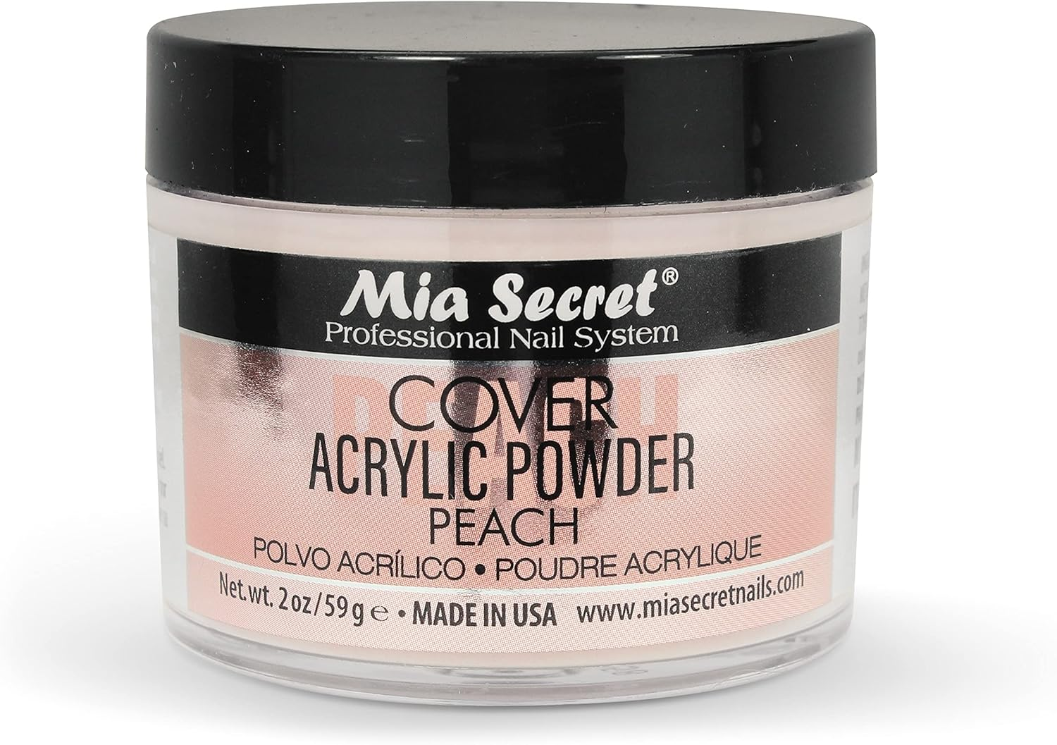 Mia Secret Acrylic Powder Cover Peach 2 Oz.