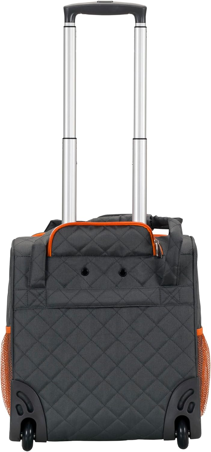 Rockland Melrose Upright Wheeled Underseater Carry-On Luggage image number 4