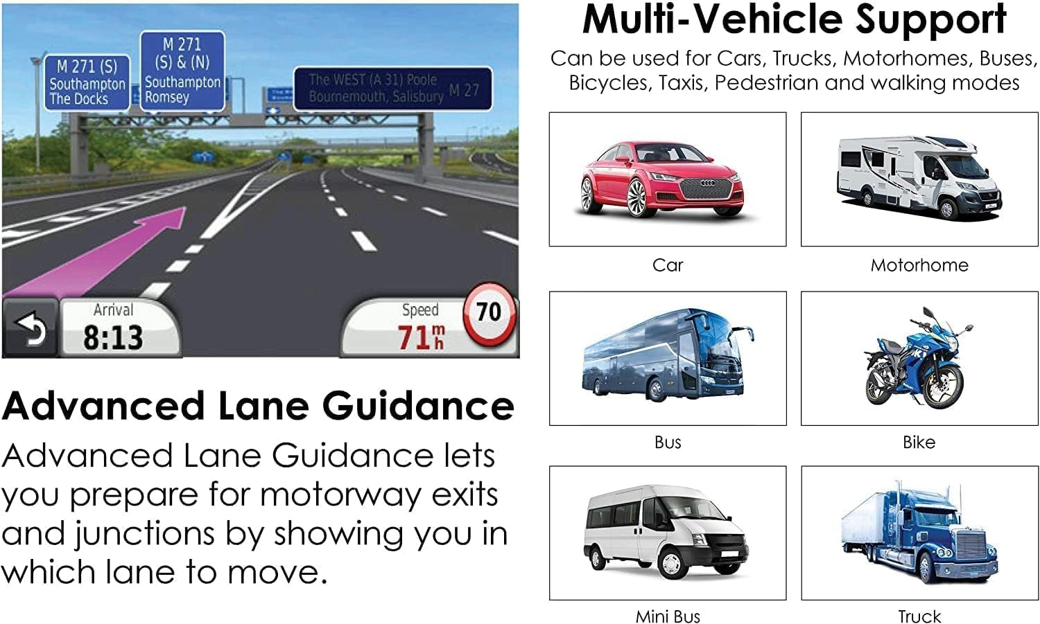 NAVPAL 7 INCH GPS Navigation with 2023 AUSTRALIA NZ & World MAPS Edition + Free Lifetime Updates, GPS Navigation for Car Truck Motorhome, Features Postcodes, Speed Cam Alerts, Lane Guidance