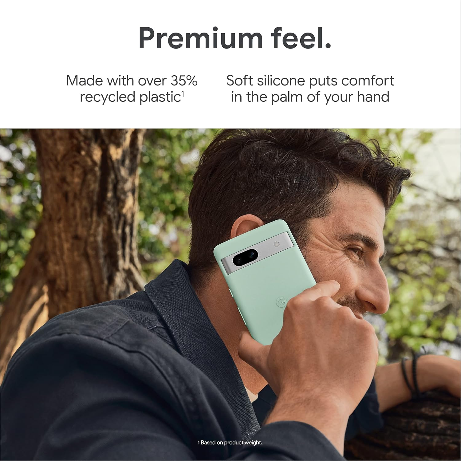 Google Pixel 7A Case - Durable Silicone Android Phone Case - Seafoam