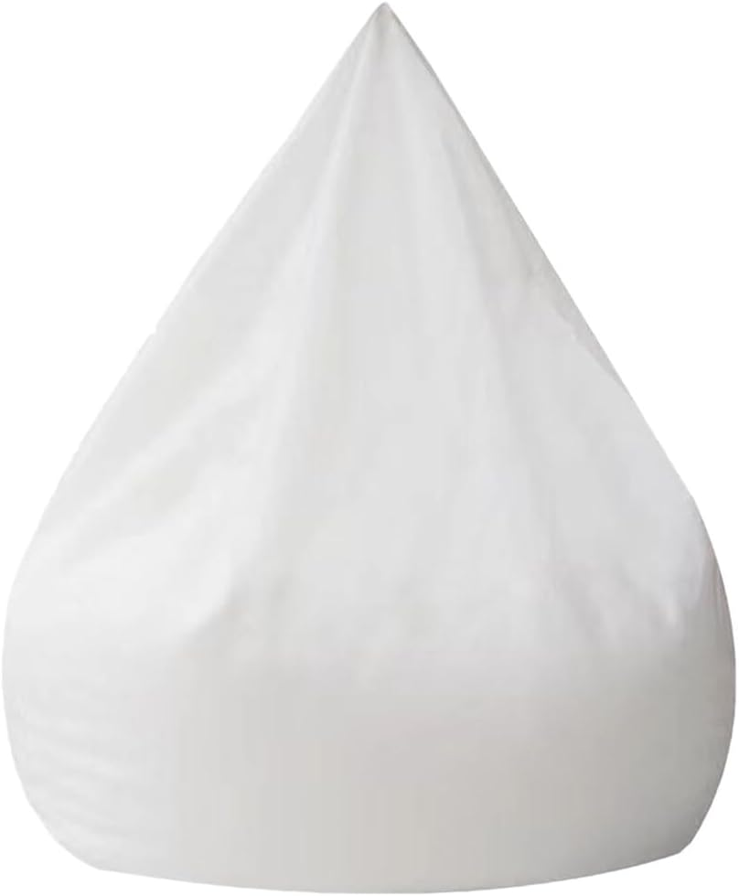 Lazy Sofa Liner Cover Replacement Comfortable Bag Liner Bag Washable Soft Inner Cover for Lazy Sofa White