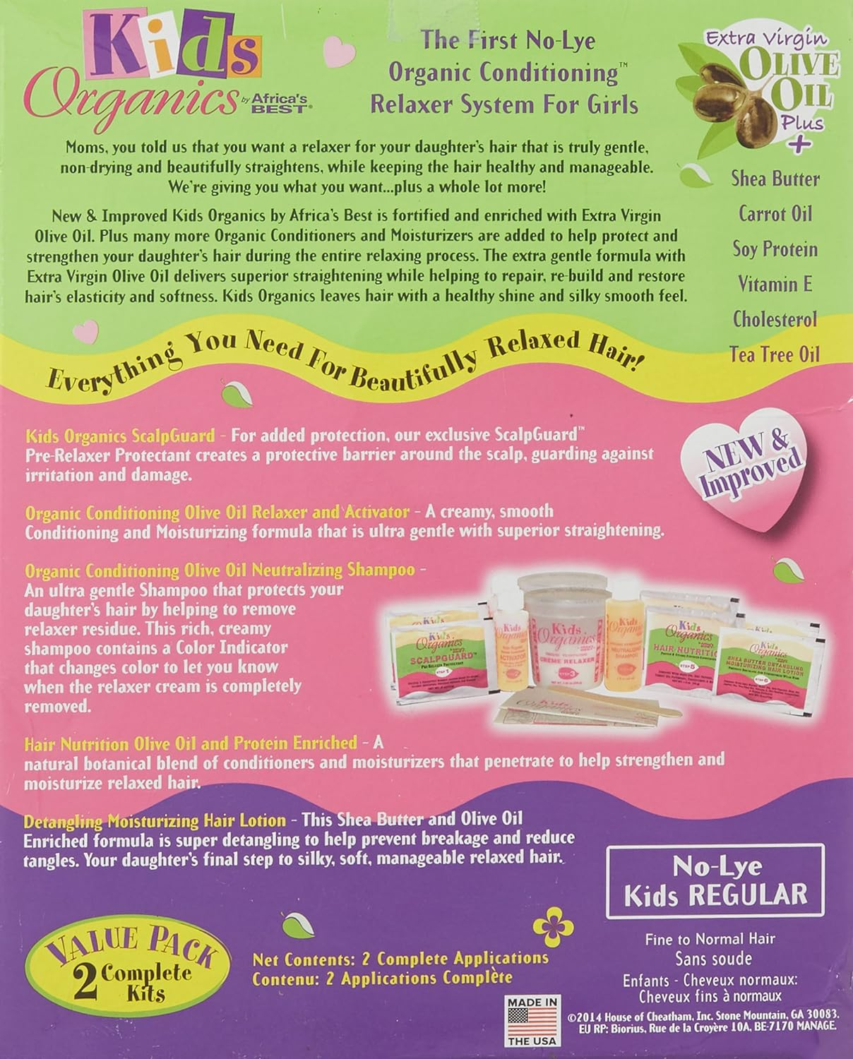 Africa'S Best Kids Organics Value Pack Relaxer Kit image number 2