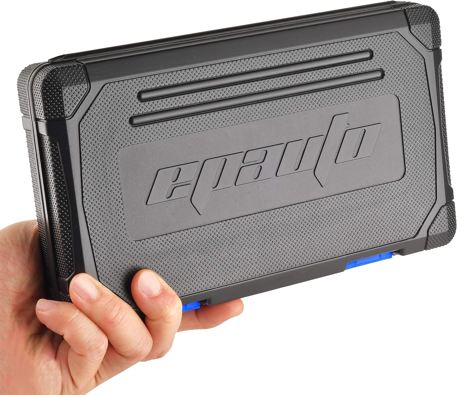 Epauto 1/4-Inch & 3/8-Inch Drive Socket Set 40 Pieces with 72 Teeth Reversible Ratchet image number 1