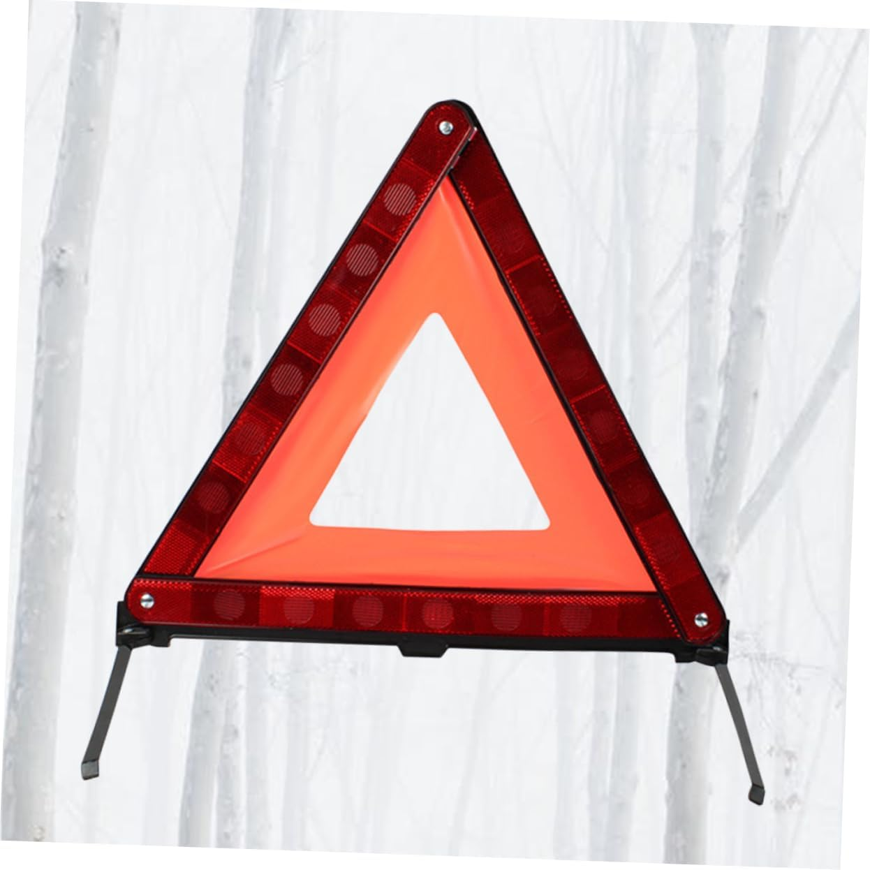 Warning Triangle Reflective Road Safety Sign Triangle Warning Sign for Car Emergency Use Roadside image number 4