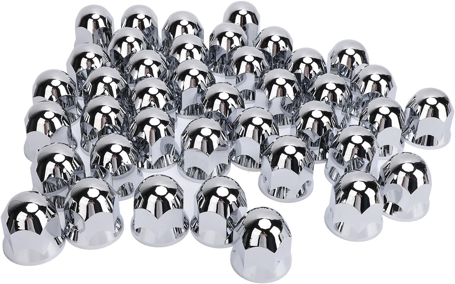40Pcs 33Mm Chrome Lug Nut Covers Premium ABS Flanged Caps for Trucks Trailers Vehicles Secure Fastening Stylish Appearance Easy Installation Versatile Protection image number 5