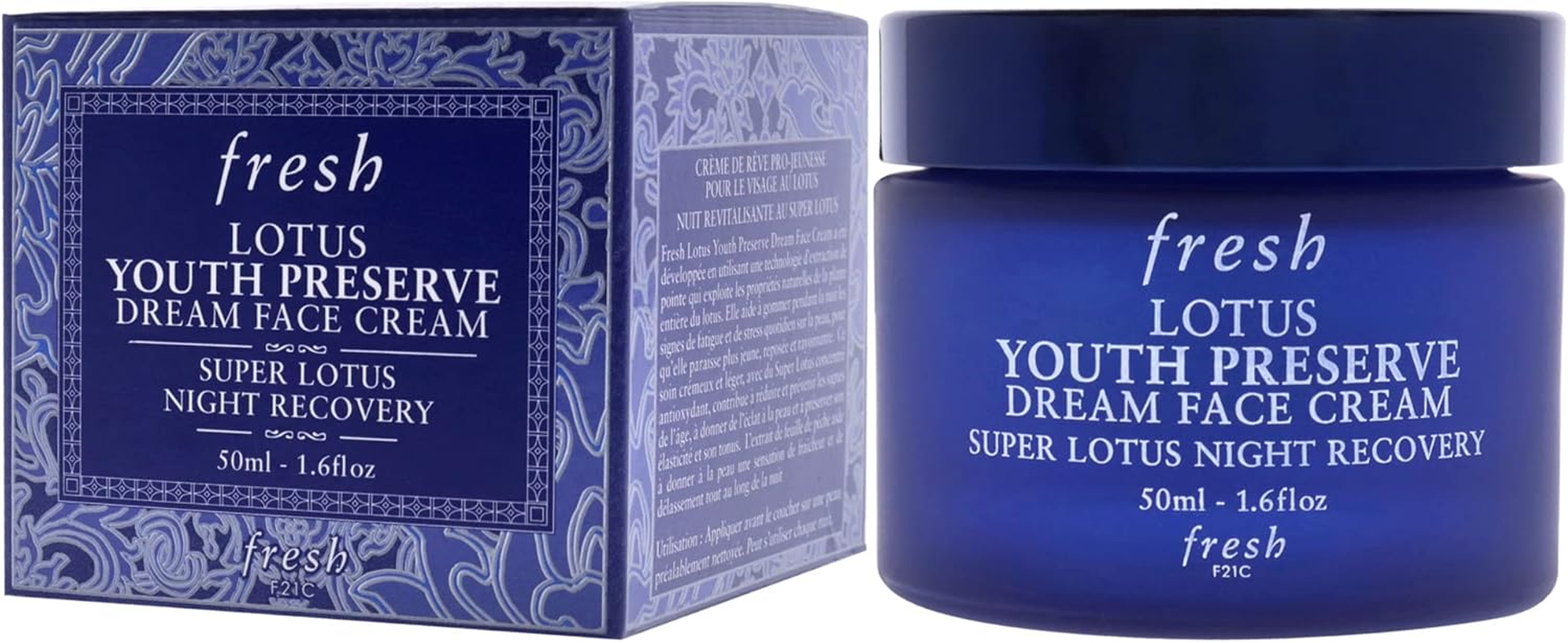 Lotus Youth Preserve Dream Face Cream Recovers and Resets by Fresh for Women - 1.6 Oz Cream image number 2