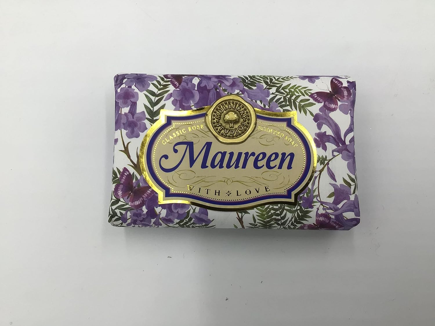 Maureen - Gift Soap Bar for Her Birthday Rose Scent Mum Grandmother Cleanser Lather Present Girl image number 1