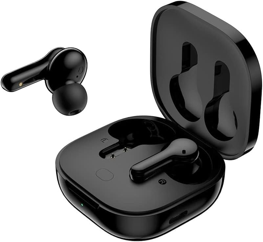 QCY T13 True Wireless Earbuds Bluetooth 5.1 Headphones Touch Control with Charging Case Waterproof Stereo Earphones In-Ear Built-In Mic Headset 40H Playtime (Black) - Black image number 2