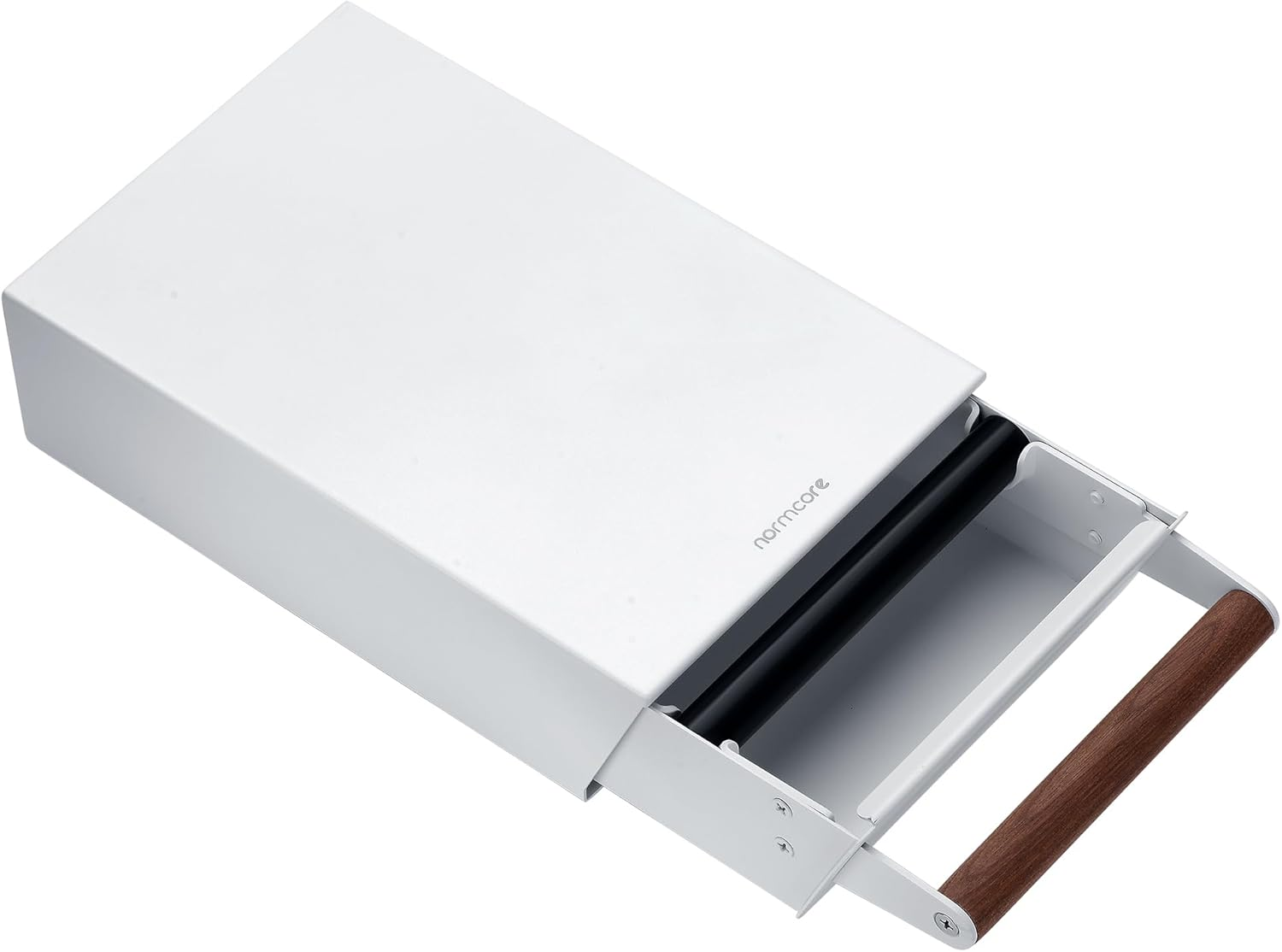 Normcore Espresso Knocker Drawer, under Grinder Knock-Out Drawer, Coffee Knock Box Drawer with Shock Absorbing Removable Knock Bar and Non-Slip Base, 304 Stainless Steel, Size: S