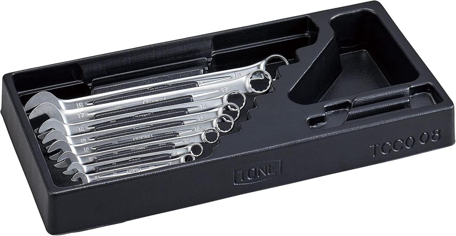 Tone CS120C Combination Spanner Set, Includes 12 Pieces image number 3