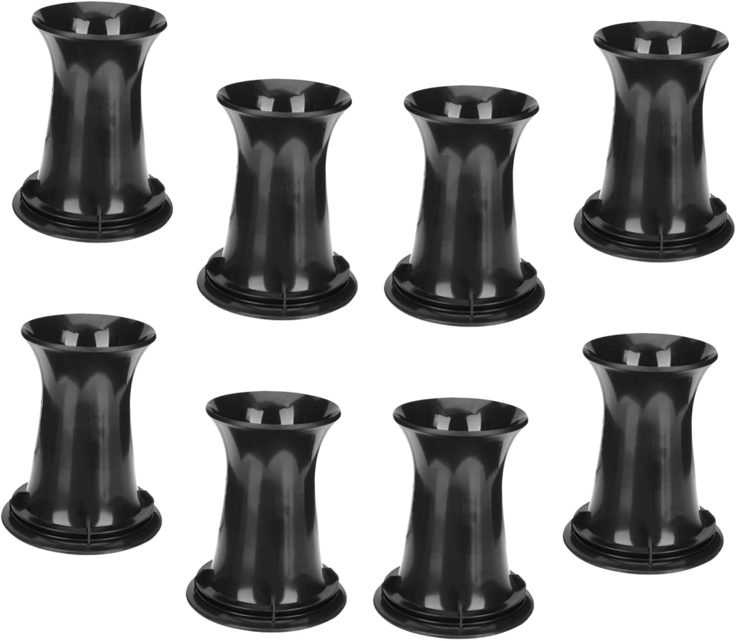 Generic 8Pcs Audio Punching Speaker Voice Tube Outlet Fittings Speaker Port Tube Bass Accessories Horns Car Horn Car Stereos Speakers Plastic Subwoofer Port Tube Black image number 6