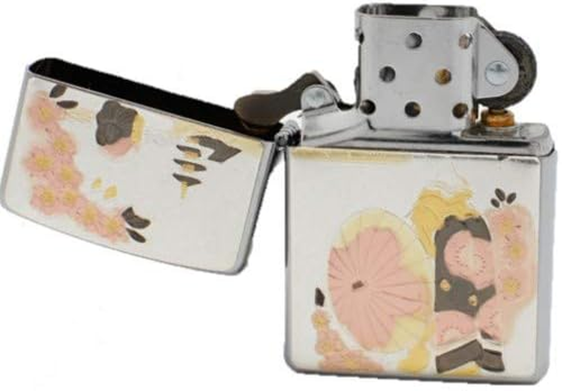 Zippo Japanese American Lighter, Traditional Grey Metal Lighter image number 2