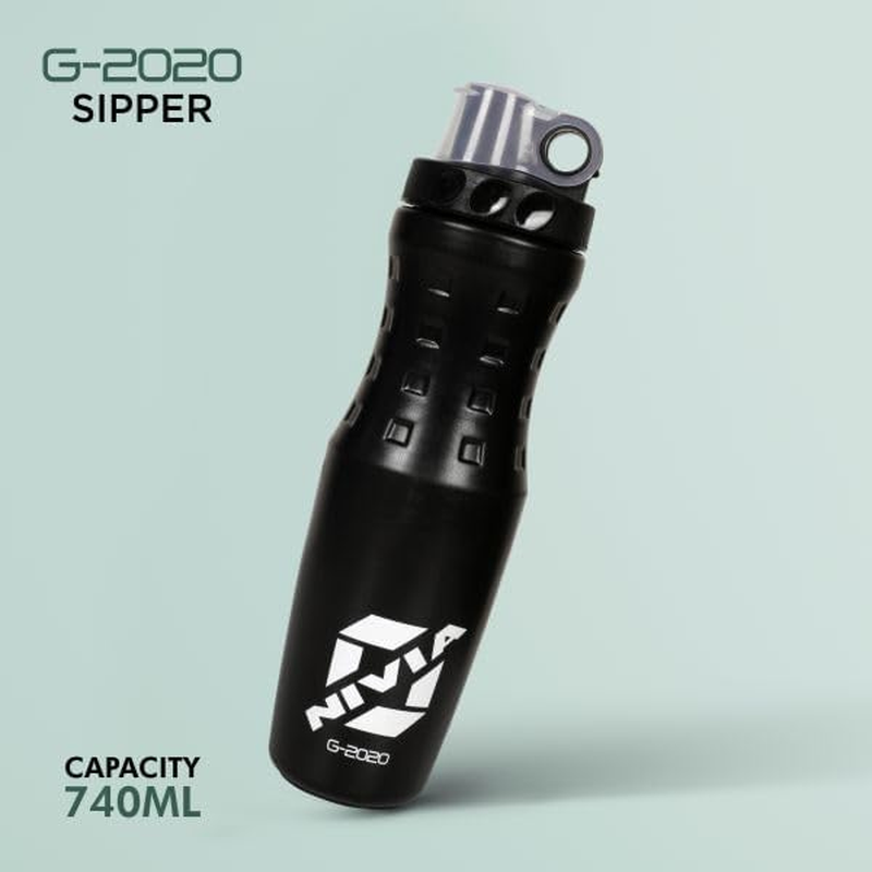 Nivia G 20-20 Sippers Water Bottles for Men & Women (Blue, Capacity - 650 Ml) | Material - Plastic | for Sports | Cycling | Gym | Running | Training | Gym Water Bottles | Kids Water Bottles image number 4