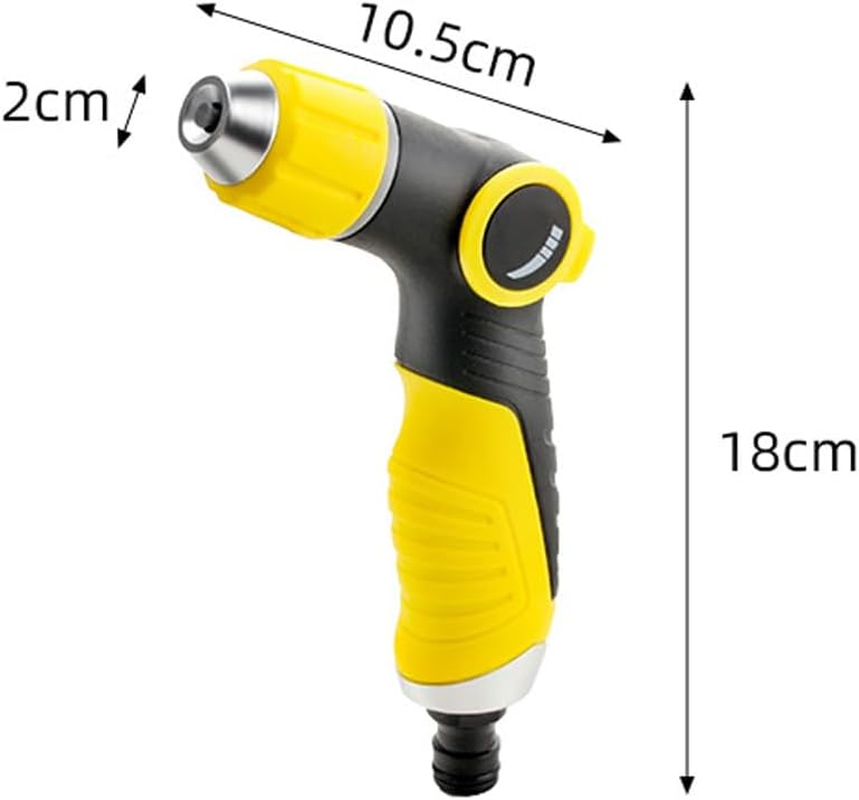 Velmora Expandable Garden Hose with 8 Spray Nozzle, Flexible Lightweight Garden Water Hose with Storage Bag & Anti-Leak Connectors for Lawn, Plants (Yellow25Ft, 2.5M-7.5M) image number 7