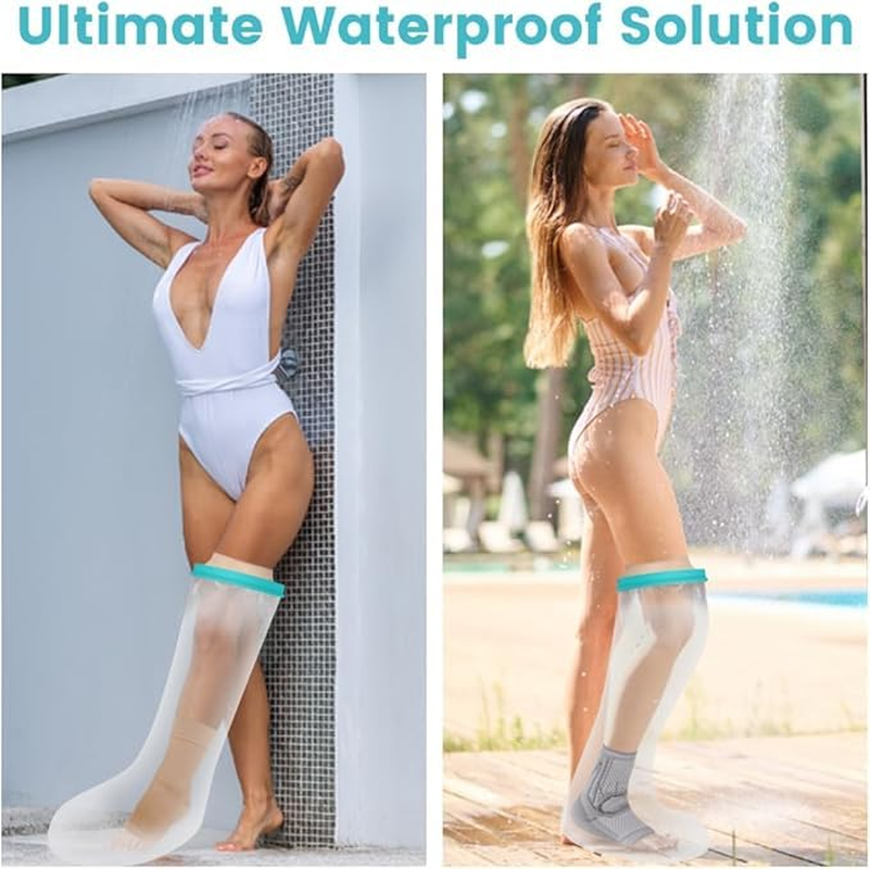 Waterproof Cast Cover for Shower Leg Adult, Reusable Cast Protector Bag for Foot, Leg Cover for Showering after Surgery, Watertight Seal to Keep Bandage Dry(210Mm*445Mm*760Mm) image number 3