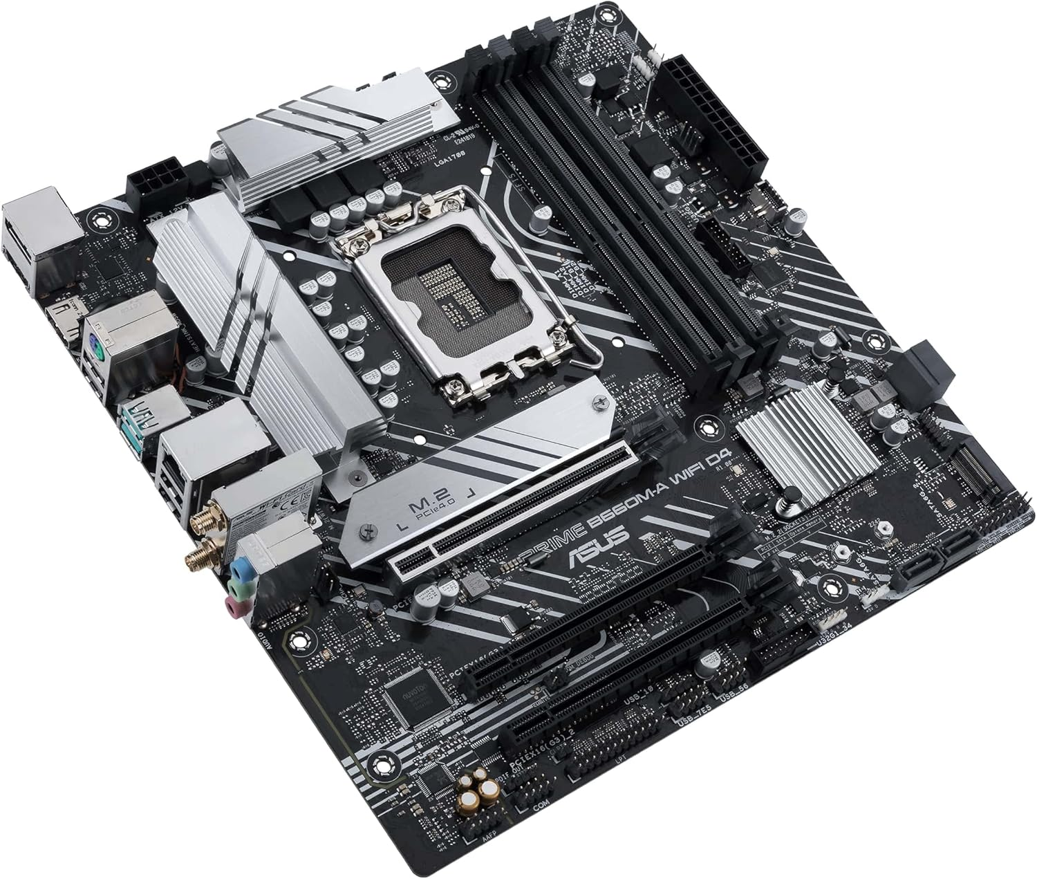 ASUS Prime B660M-A D4-CSM Intel LGA 1700 Matx Motherboard image number 4