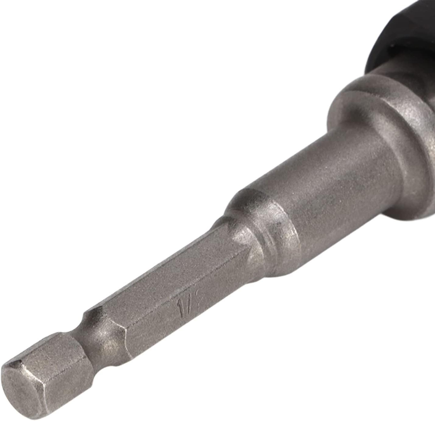 Changor Scissor Jack Adapter, 1/2 Inch Car Jack Drill Adapter with Chrome Vanadium Steel Build, Compatible Socket Tool for Ring/Double Hole Scissor Jacks, 13/16 Inch Lug Wrench image number 6