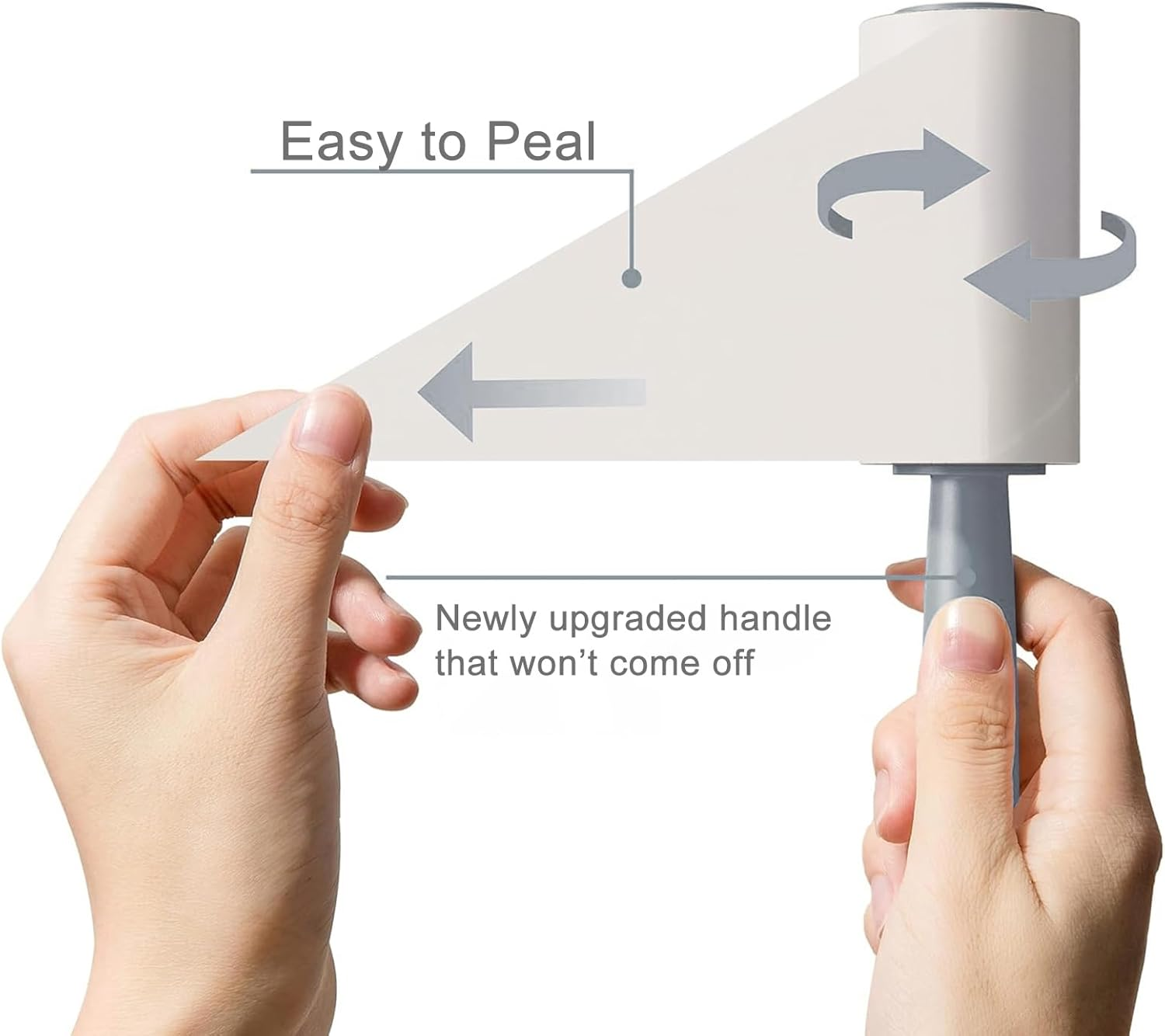 Beleeb 720 Sheets Lint Roller for Clothes, Portable Lint Remover for Pet Hair, Dog Hair, Cat Hair, Extra Sticky image number 6