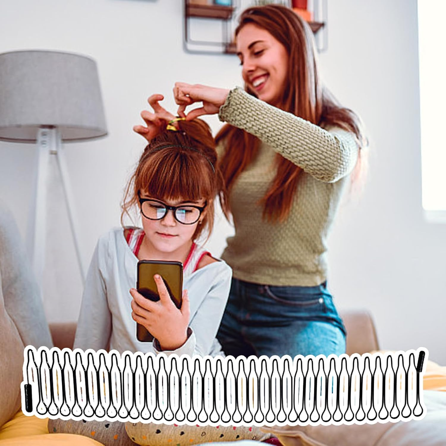 Pack of 4 Men'S Hair Bands, Zigzag Headband, Zigzag Headband, Metal Headband, for Broken Hair, Unisex, Outdoor, Sports, Fitness, Yoga image number 4