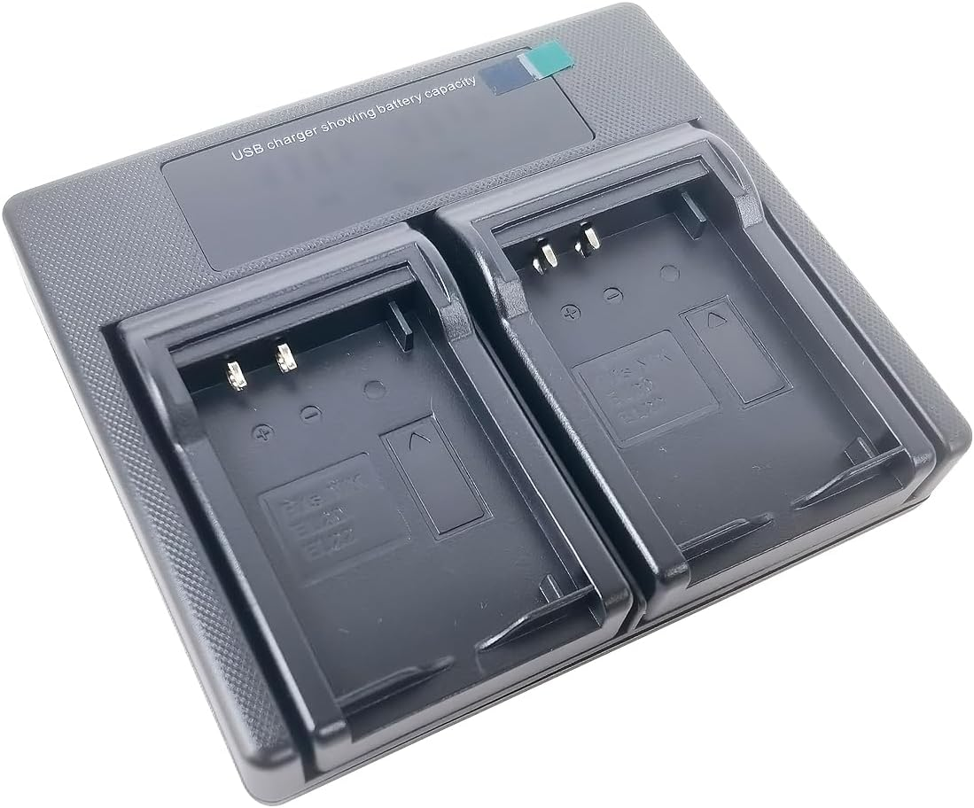 USB Dual Battery Charger for Nikon EN-EL20 En-El20A MH-27 Mh-27A EN-EL22 MH-29 Mh-29A Nikon One 1 J1/1 J2/1 J3/1 S1/1 V3 COOLPIX P1100 P1000 P950 a AW1 DL24-500 Camera image number 6