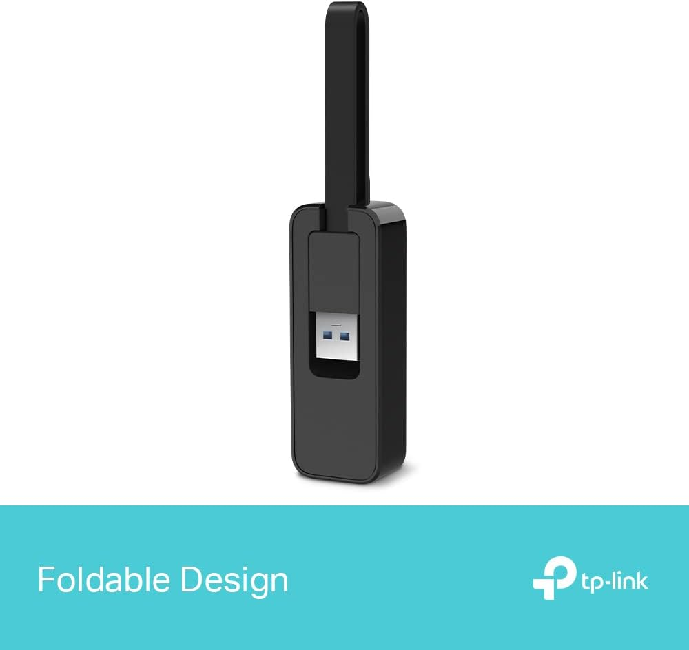 Tp-Link USB 3.0 to Gigabit Ethernet Network Adapter, USB to RJ45 LAN Wired Adapter for Ultrabook, Chromebook, Laptop, Desktop, Plug and Play for Nintendo Switch, Windows 10/8.1, and Linux OS(UE306) (UK Version) image number 3